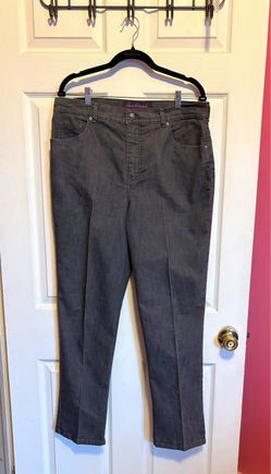 Gloria Vanderbilt NWOT Women's Dark Grey Amanda Jeans Size 14