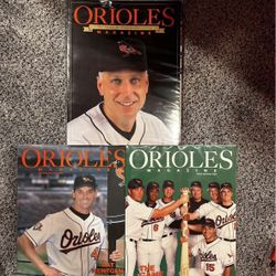 Baltimore Orioles Magazine Lot – Cal Ripken Jr. & Team Issues (3)