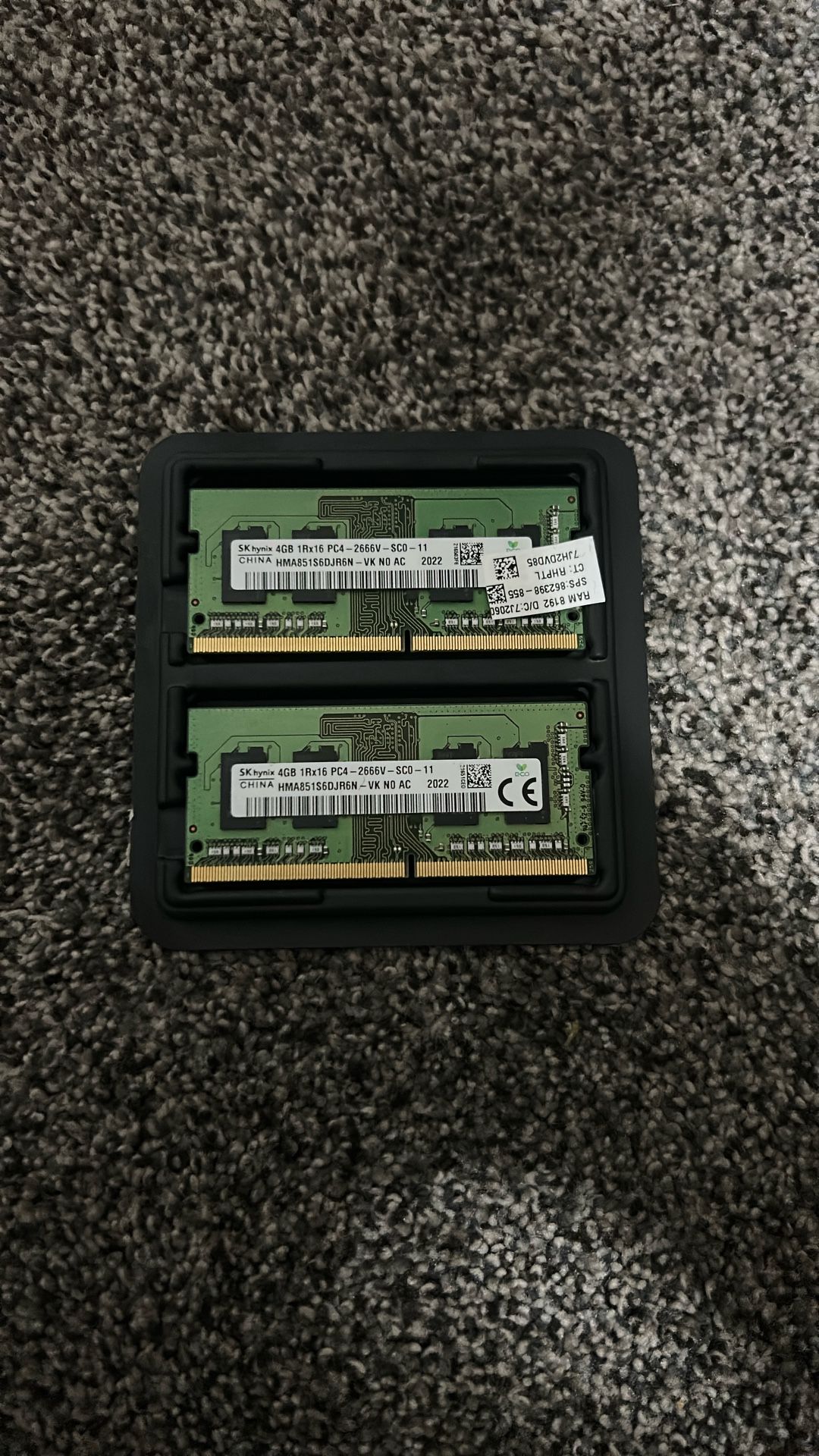 8GB - 2666v Laptop Ram