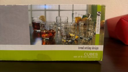 Old fashion glass 6 pack