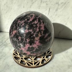 Rhodonite sphere 