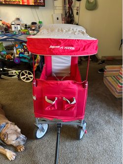 Radio flyer wagon with canopy