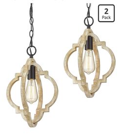 Wood Pendant Lights for Kitchen Island