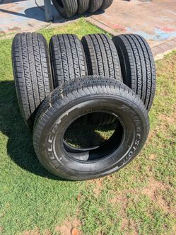 5) 255/70/16 Bridgestone dueler ht tires
