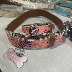 Matching Dog Collar / Bracelet Set 
