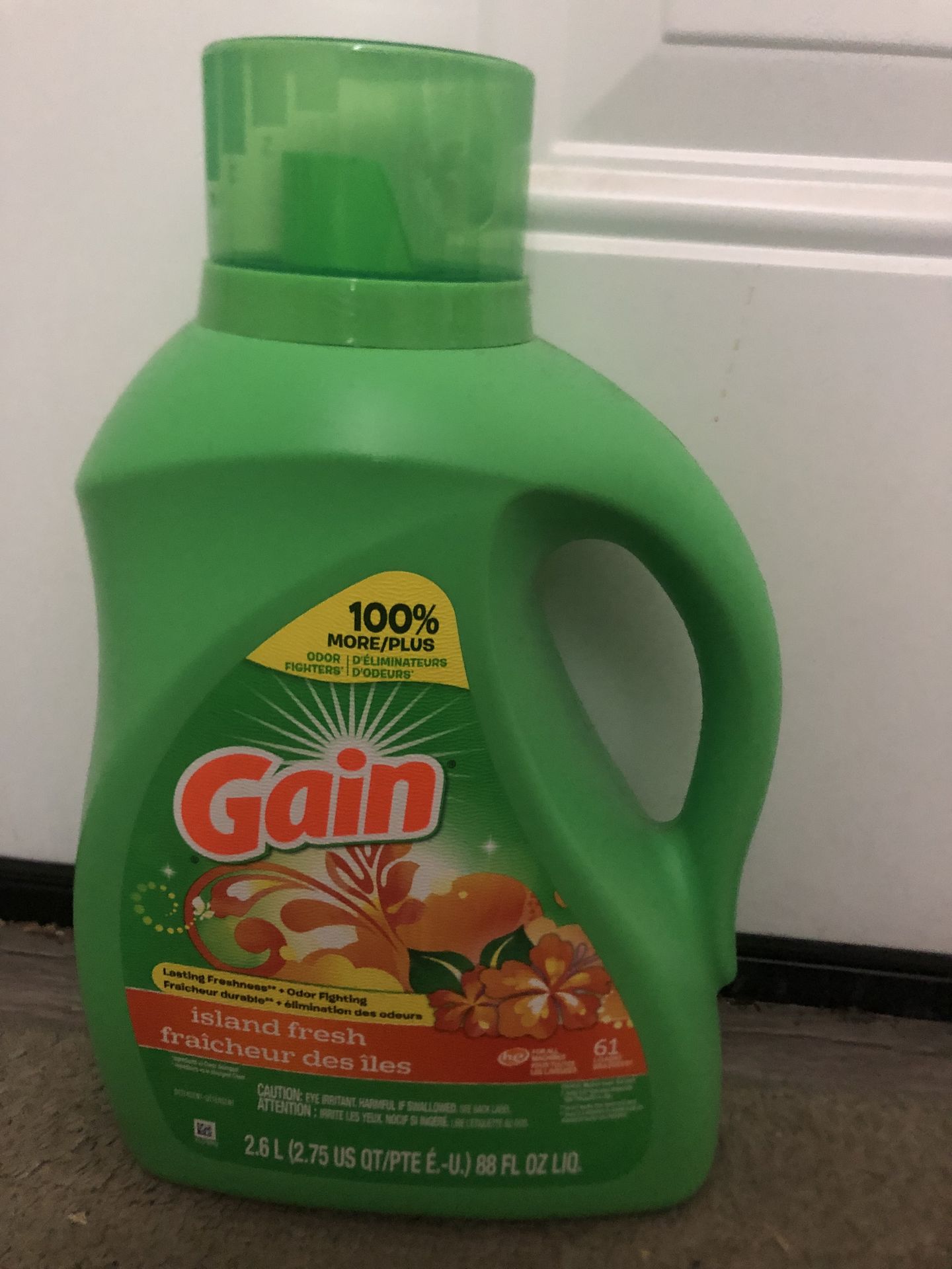 Gain laundry detergent 88 fl oz
