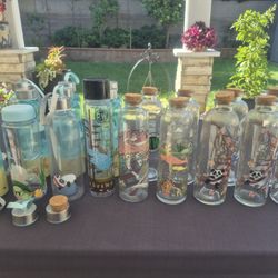 20 Roasting Waters Bottles: 9 Glass, 11 Plastic