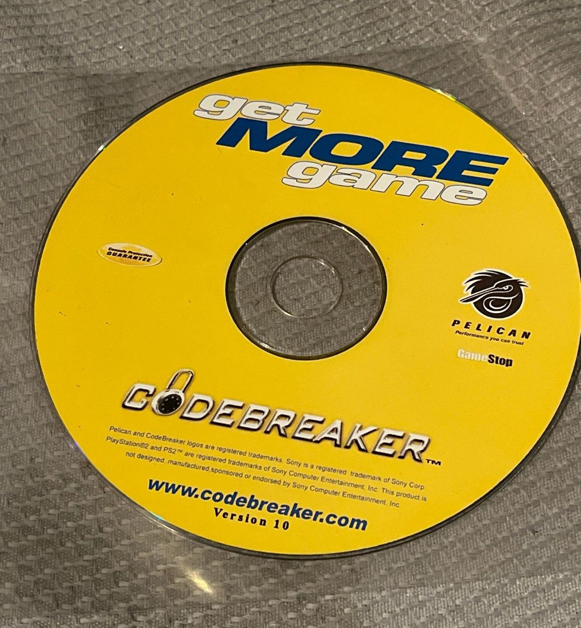 CodeBreaker Version 10.0 Get More Game PS2 Playstation 2 Pelican Disc Only