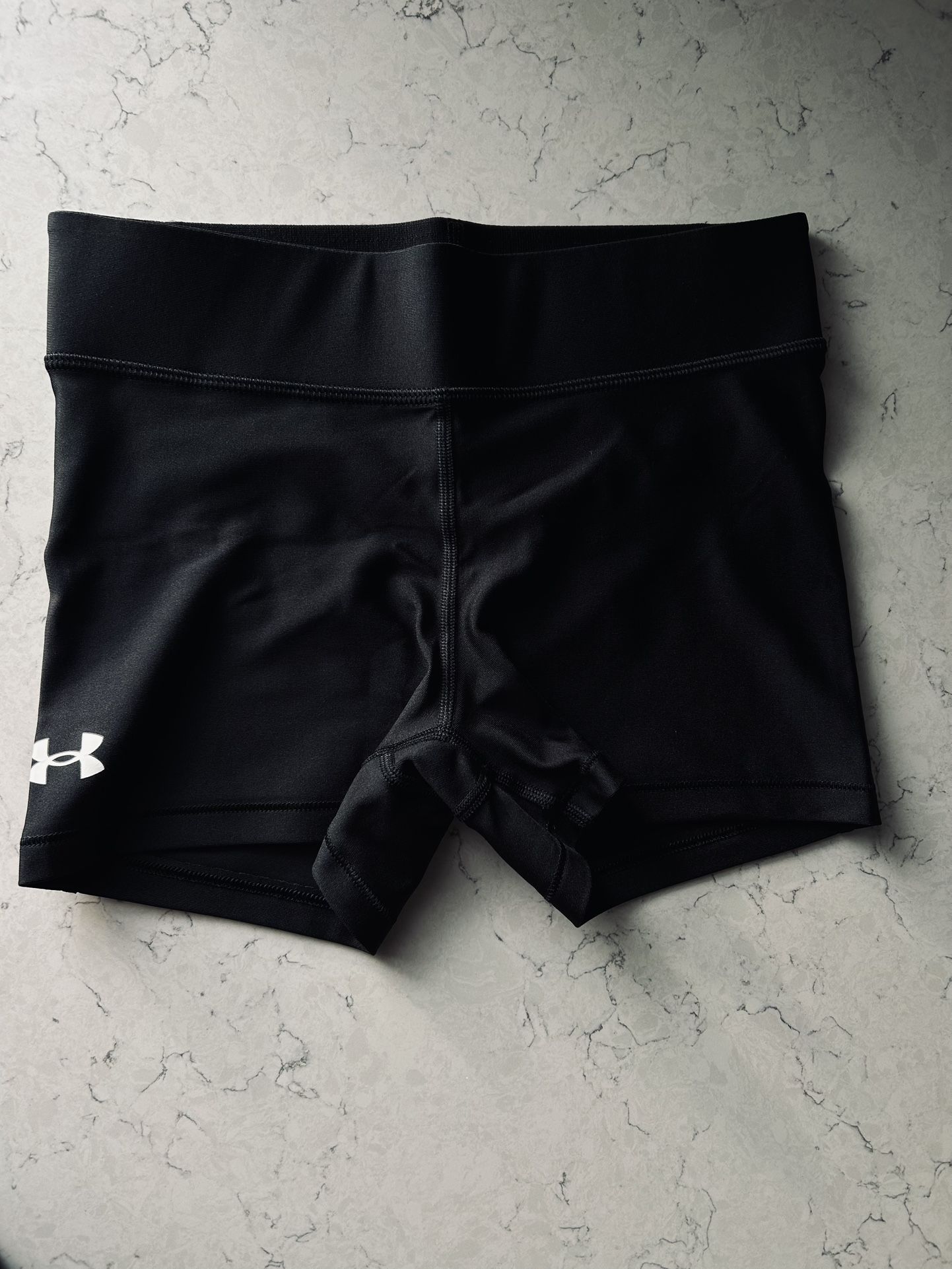 Women’s Under Armour Team 3” Shorty Shorts, Black, Size Small