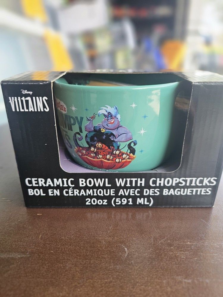 Ceramic Bowl with Chopsticks Ursula