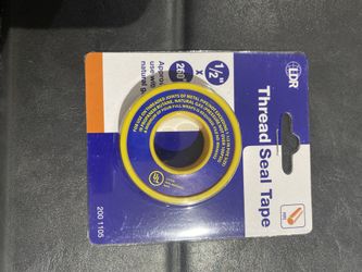 LDR THREAD SEAL TAPE GAS For PIPE Yellow 1/2 in. W x 260 in. L BOX OF 12. Condition is "New". Shipped with USPS First Class. BRAND NEW COMES WITH 12