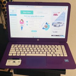 14 Inch Purple Hp Laptop 