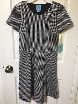 Brand new CeCe polka dot fit and flare dress size xs and size M