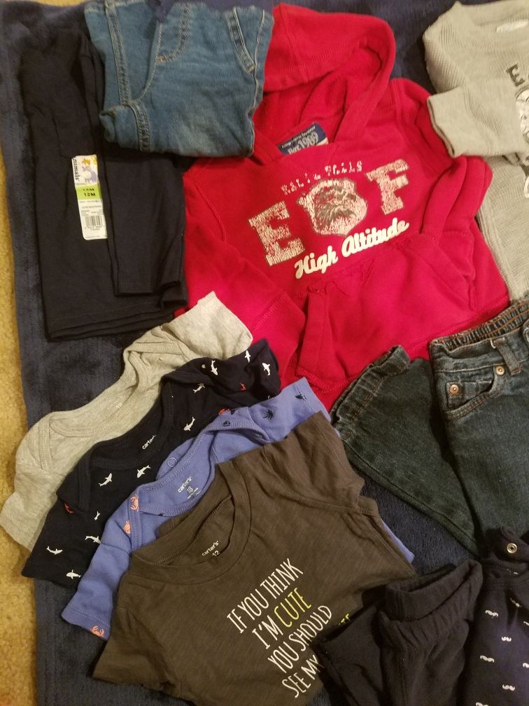 12 to 18 months boys winter clothing lot