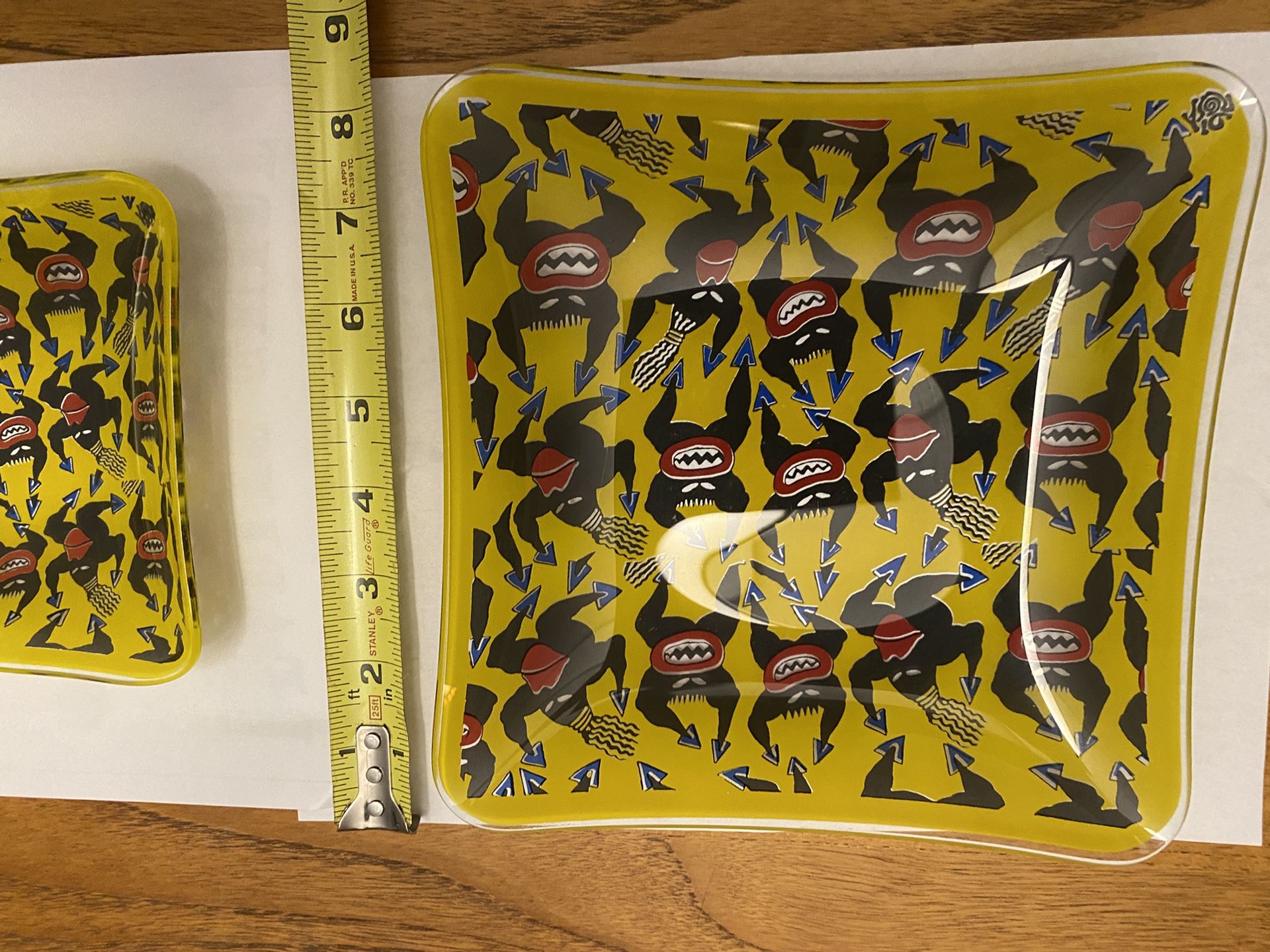 Pop Art Glass Dishes 