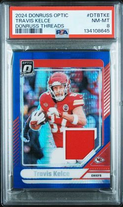 2024 Donruss Optic – Travis Kelce  PSA 8 NM‑MT