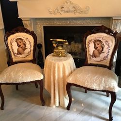 Chairs. Gorgeous Pair Of Marilyn Monroe Vintage Chairs