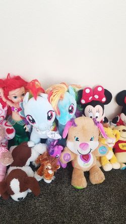 28 stuffed animals