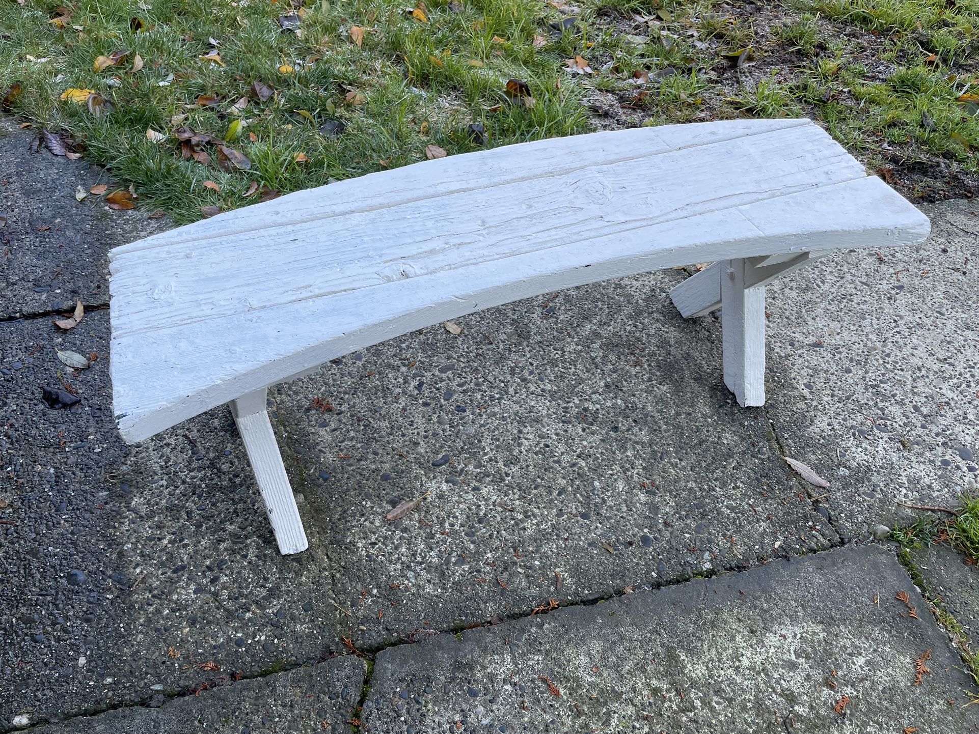 Rustic White Bench for Sale in Everett, WA - OfferUp