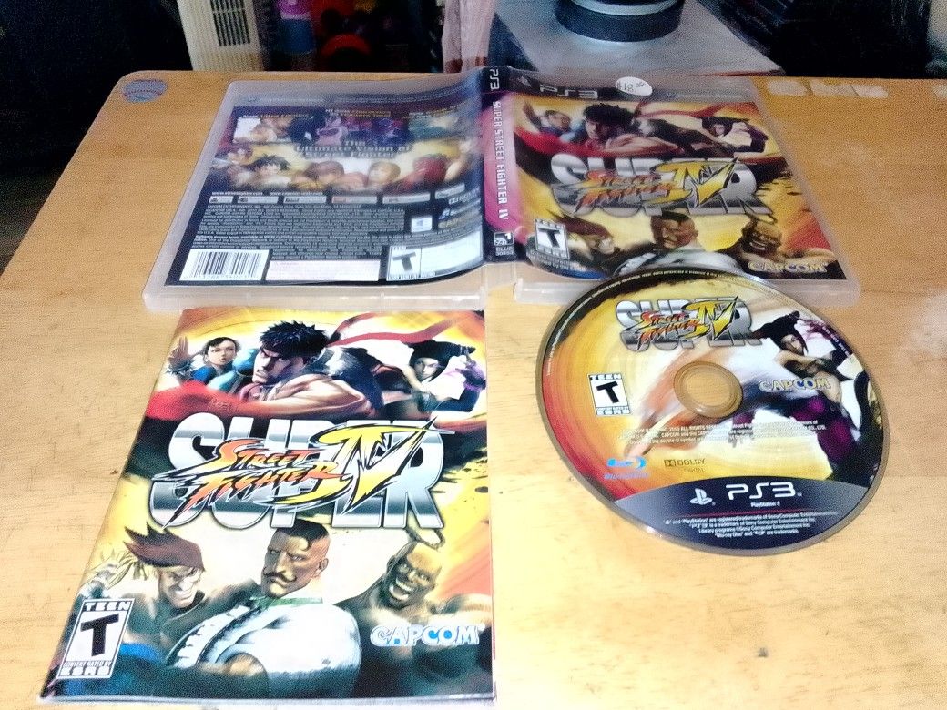 PS3 Game Super Street Fighter IV