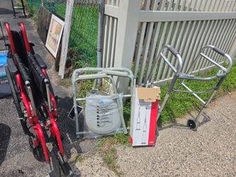 Wheel chair, walker,strecher,toilet seat