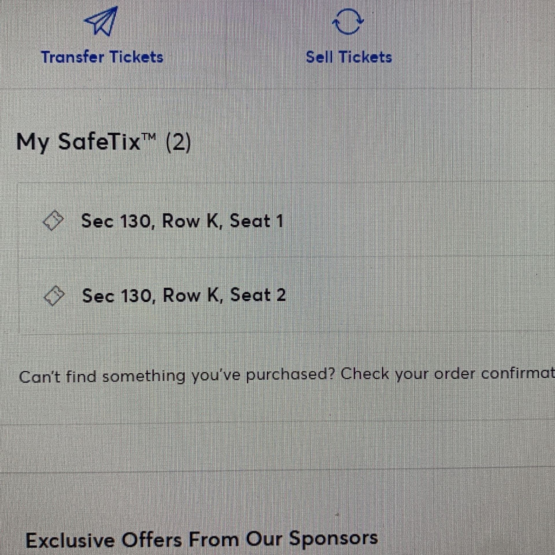 Tickets
