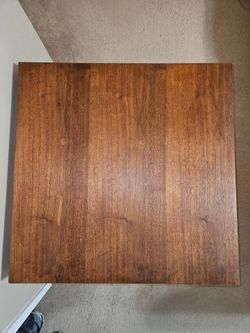 Sturdy Wooden Table 30" × 30" × 22"