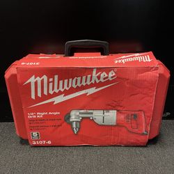 Milwaukee 3107-20 1/2” Corded Right Angle Drill Brand New