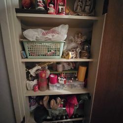 Christmas candles and ornaments