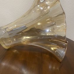 Amber Glass vase