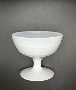 Dessert bowls set Of 2 milk glass