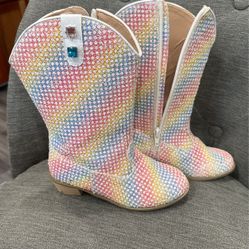 Lola Sparkly Girl Boots Size 32 (12/13)