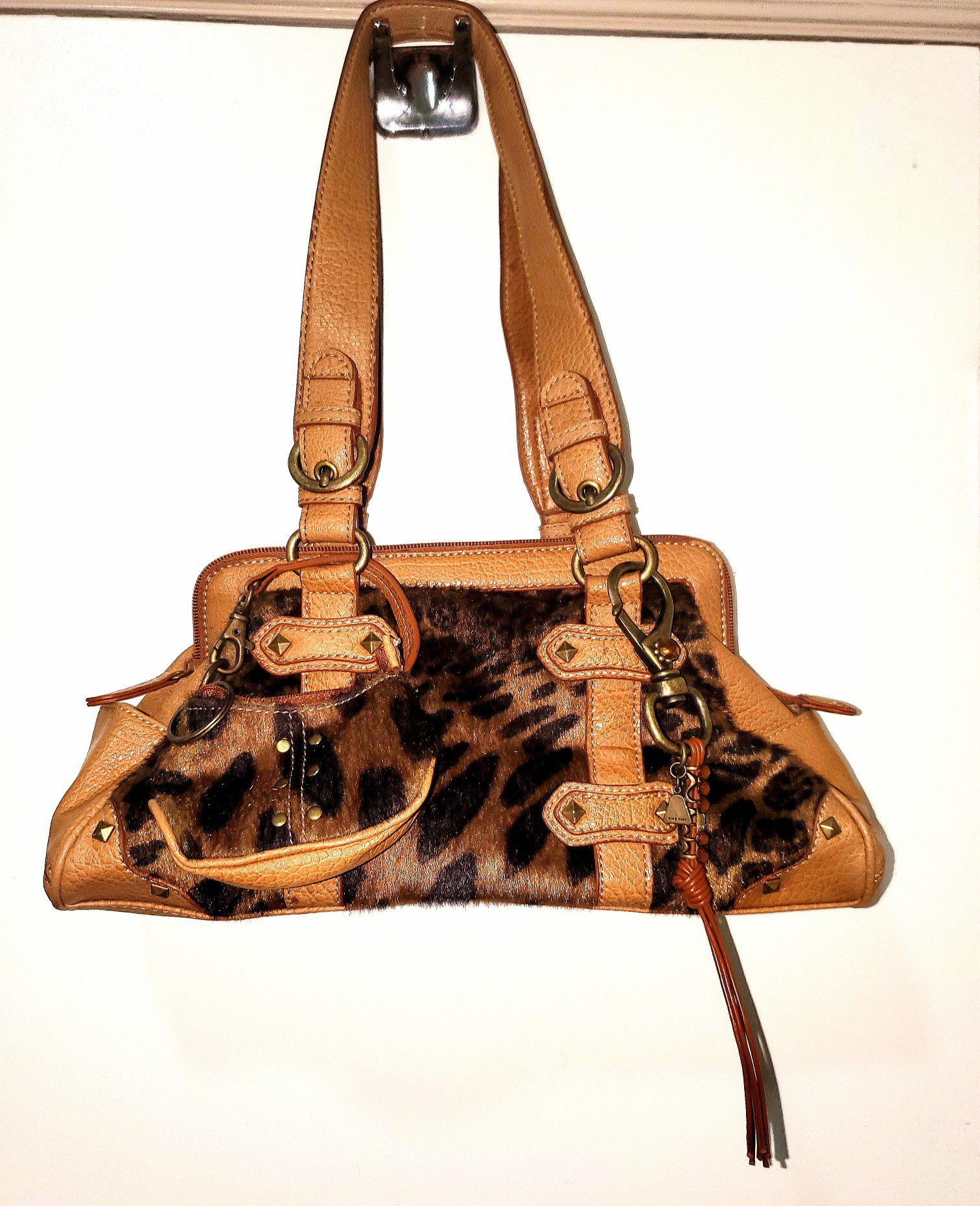 Nine West Women's Genuine Leather & Animal Print - Shoulder Bags