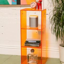 Sunbeam Vintage Orange Acrylic Shelf