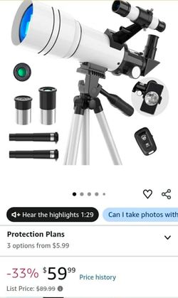 Brand new fusible telescope