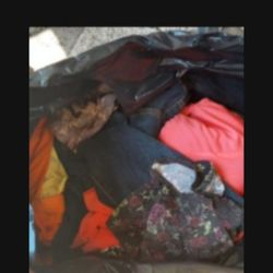 Large Bag Of Clean Clothes $15.00 Cash Only (Serious Buyers)