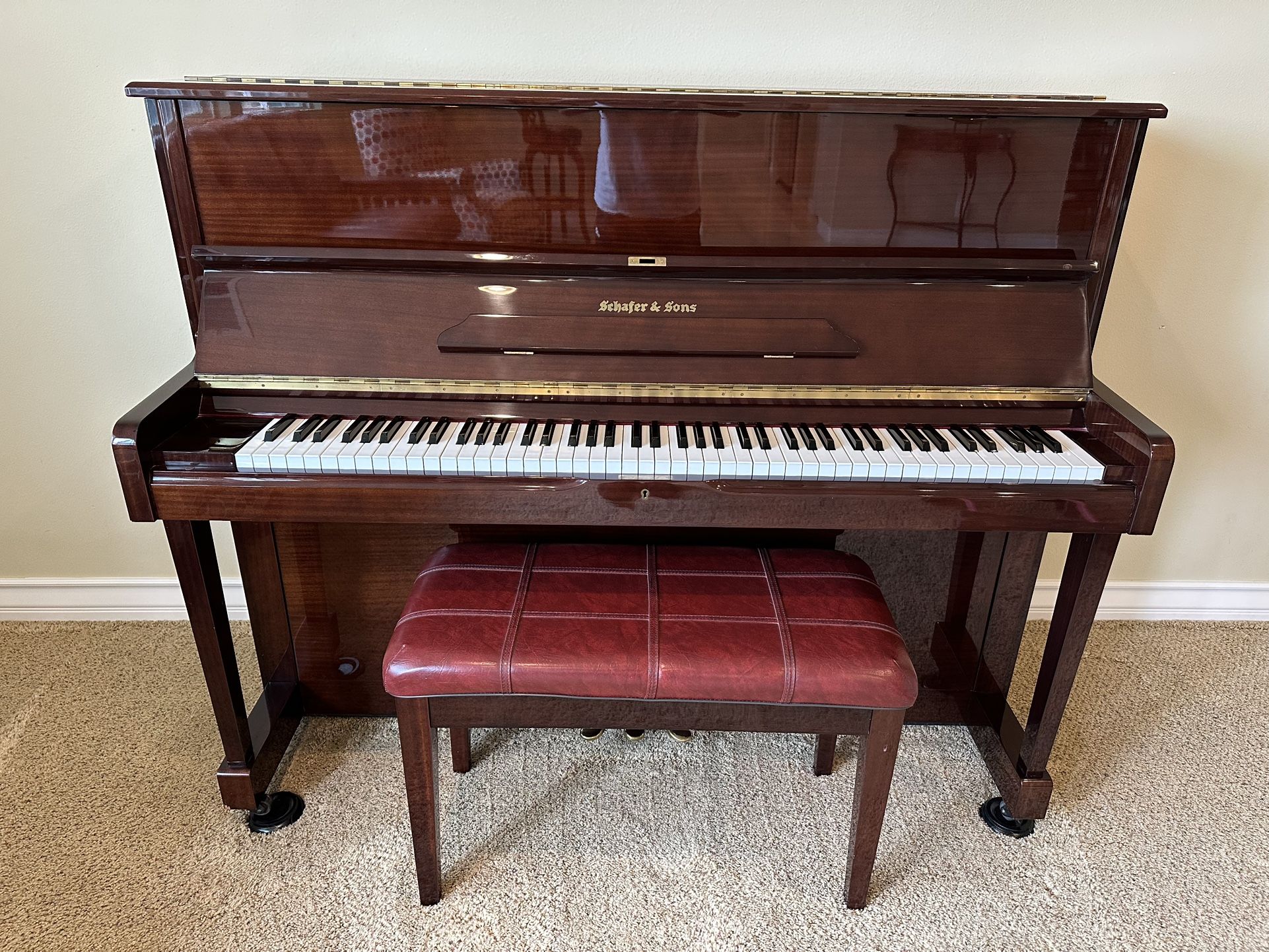 1983 Schafer & Sons Piano - Delivery Available