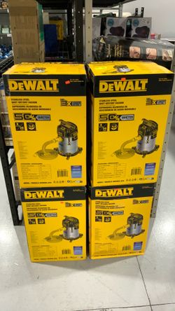 Dewalt Stainless Steel Quiet Wet/Dry Vacuum $80