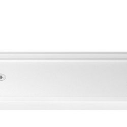 DreamLine SlimLine 34 in. D x 60 in. W x 2 3/4 in. H Left Drain Single Threshold Shower Base inWhite