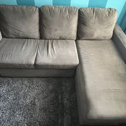 Brown Pull Out Sleeper Couch