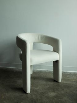 Velvet Cream Chairs dinning table chairs