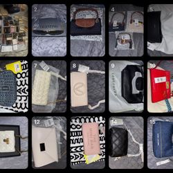 Designer Purses 100% Authentic NEW With Tags & Dust Bags 