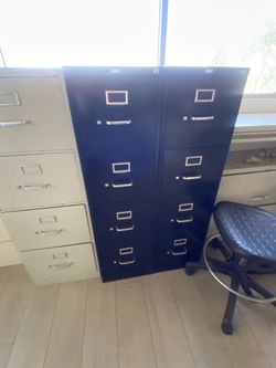 Hon file black cabinet letter size 4 drawers