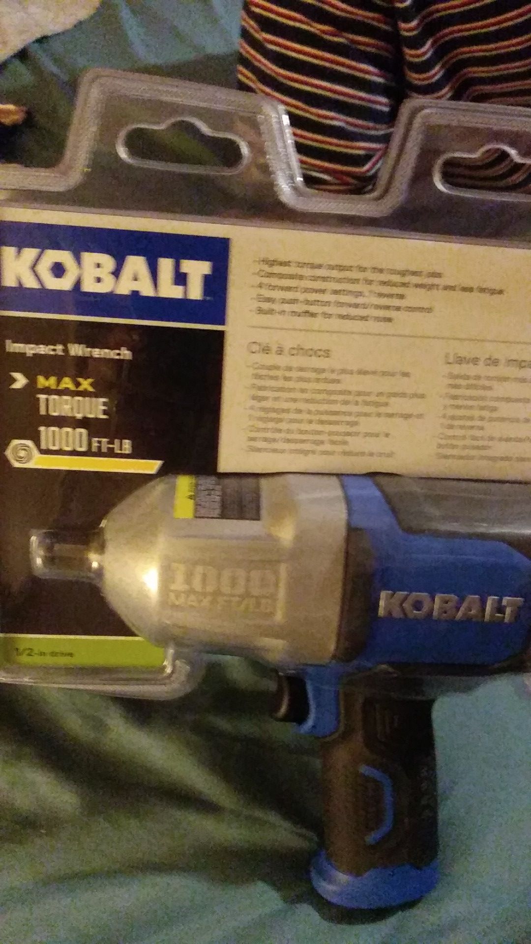 Kobalt Max Torque 1000 LB (Air Tool)