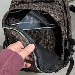 Classis Backpack and interchangeable velcro patch.