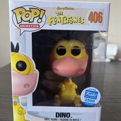 ONLY 2500 PIECES LIMITED EDITION VAULTED Dino Flintstones Funko Pop #406 Yellow
