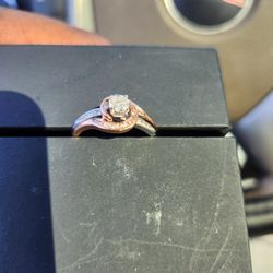 Real Diamond Gold Ring