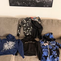 Spider Asaali Bape Hoodies