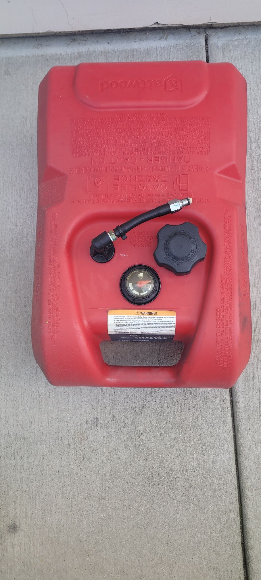6 Gallon Gas Tank With Fuel Pump
