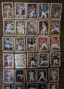 NEW 2025 Topps baseball lot 55 Cards
